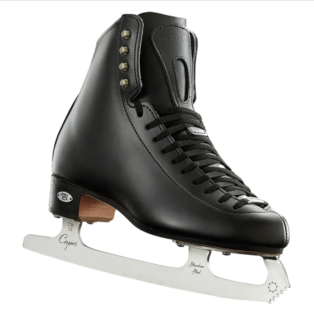 boys Riedell 23 skate boots with attached recreation blades